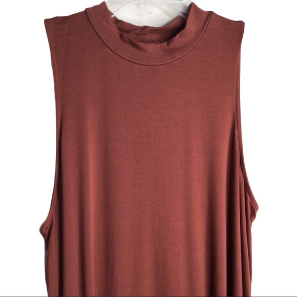 Silence + Noise Mock Turtleneck Swing Mini Dress - Picture 4 of 8